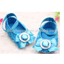 Kids Fancy Party Girls Blue Dress Shoes MOQ300